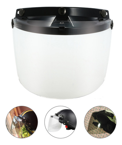 Visor Shield Lens Visor 3 Universal Con Tapa Para Proteger A