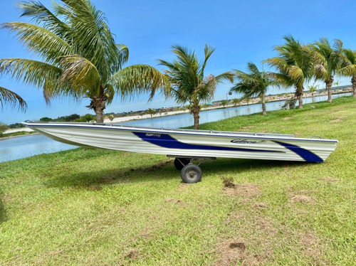 Embarcação De Alumínio Calaça Mod Flash Bass 600 De 6 M