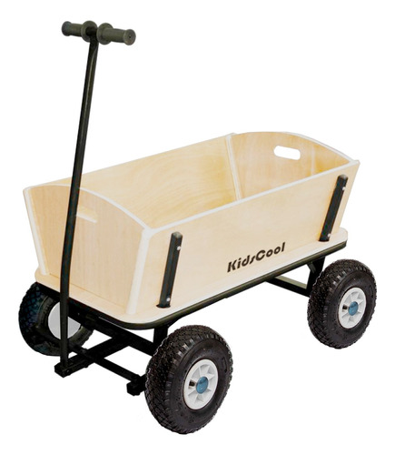 Carrito De Arrastre Para Niños Wagon Madera - Kidscool