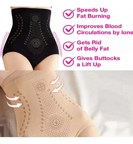 Bragas Para Mujer, Adelgazantes, Cintura Alta, Transpir 3pcs