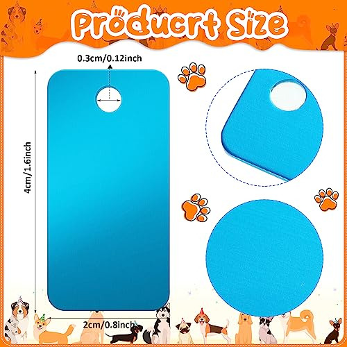 Hicarer 200 Piezas Etiquetas Para Perros En Blanco Juego De