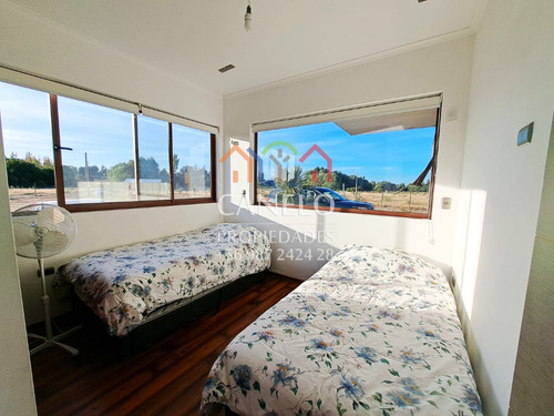 Sólida Y Soleada Casa 3d2b, En Condominio, Libuy, Ñuble.