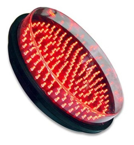 Lámpara Led Para Semaforo Tipo Vehicular Color Rojo 20cm