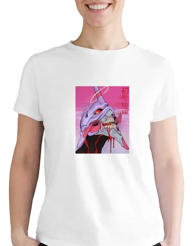 comprar Playera Robot Kaiju Neon Genesis Evangelion Eva 01 Rosa comprar Playera Robot Kaiju Neon Genesis Evangelion Eva 01 Rosa