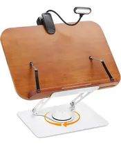 Comprar Atril Sujeta Libro Soporte Para Lectura Ajustable Con Luz