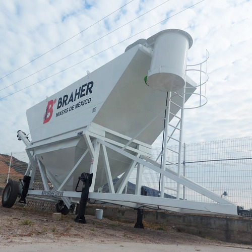 Imagen 3 de 13 de Silo Móvil Para Cemento Granel Silo Horizontal 30 Toneladas
