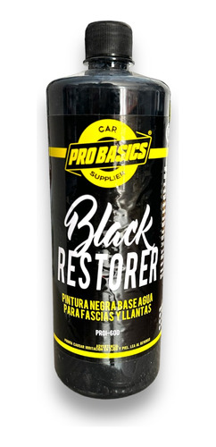 Restaurador De Plásticos Black Restorer Mas De 12 Meses 1 Lt