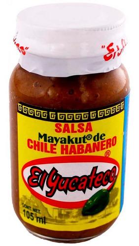 Salsa El Yucateco Mayakut Habanera 105ml