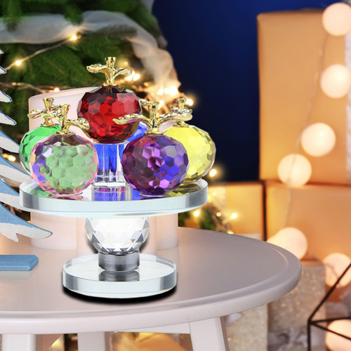 Figura De Manzana, Adorno De Mesa, Regalo De Navidad,