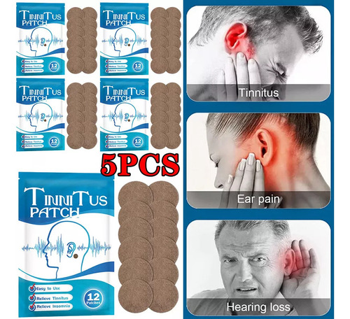 - W 60 Parches De Tratamiento Tinnitus A Base De Hierbas R