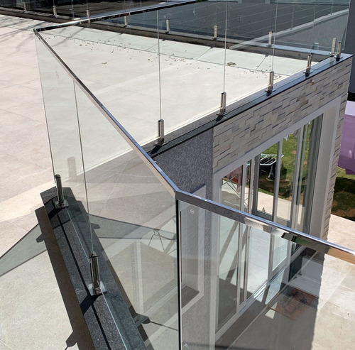 Geris Kit 10 coluna torre aço inox 304 polido 21cm para guarda corpo
