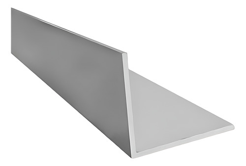 Perfil Ángulo De Aluminio Angulo 25x25 Mm Natural X 3 Metros