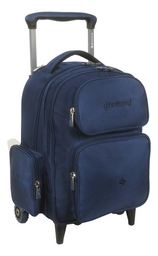 Mochila Con Carro Reforzado Azul Gremond 26l Tracker 