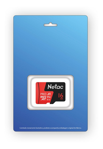 Cartão Memória Microsd 16gb Extreme Pro Netac