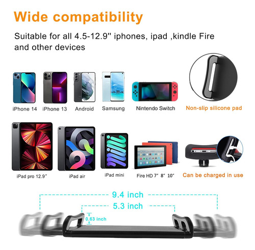 Soporte Tablet Teléfono iPad Cama [abrazadera Inferior...