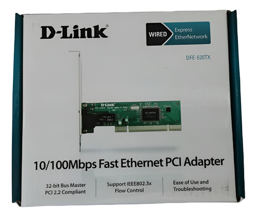 Fast Ethernet Desktop Pci Adapter 10/100mbps Dfe-520tx