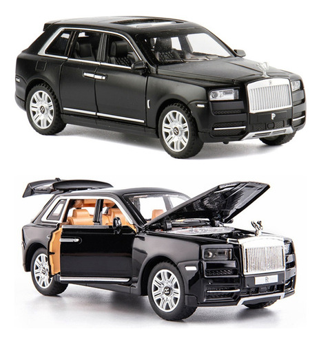 Rolls Royce Cullinan Miniatura Metal Auto Con Luz Y Sonido