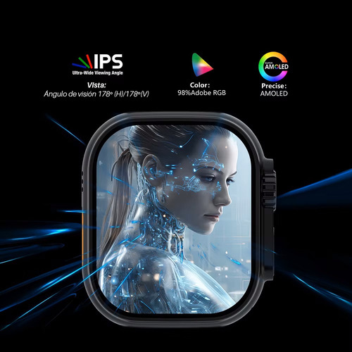 Smartwatch Reloj Celular Ai3 Ultra, Chip 5g + Wifi, Ram 2gb