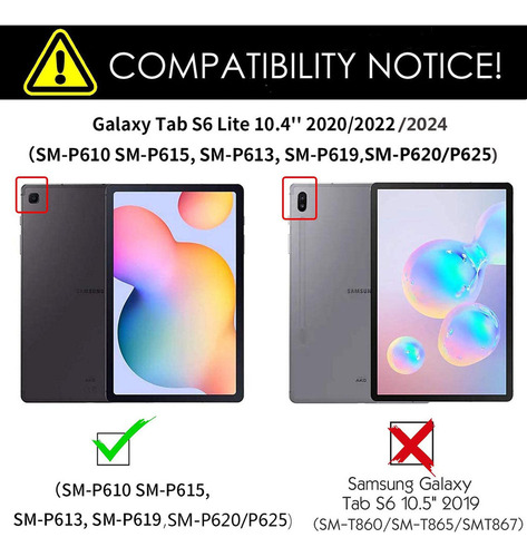 A Funda C/teclado Ratón Lápiz For Galaxy Tab S6 Lite 10.4''