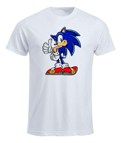 Remera Estampada Sublimada Sonic K107