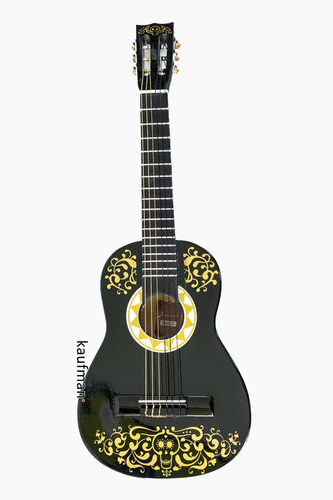 Guitarra Infantil 2/4 Diseño Coco Dia De Muertos 3-12 Años