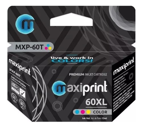 Cartucho Maxiprint  60xl Color