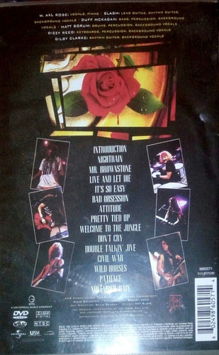 Guns N' Roses. Use Tour Ilusión I (dvd) (Usado)