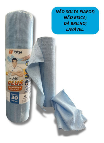 30 Toalha Microfibra Alta Absorcao Lavavel 30x30cm Talge