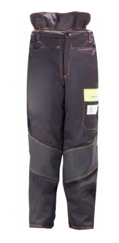 Pantalon Motosierra Negro Con Kevlar - Seguridad Laboral