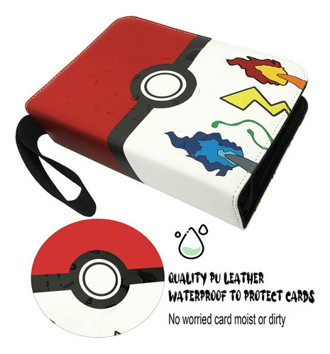 Libro De Cartas Pokémon Con 400 Cartas, Múltiples Portadas