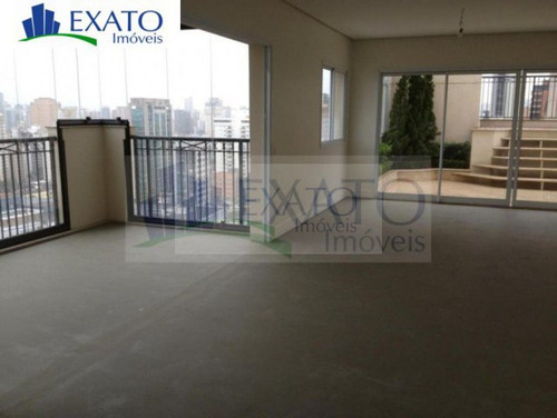 Imagem 3 de 15 de Cobertura Duplex 4 Dormitorios Todos Suites Na Vila Nova Conceição Com 310m² - Em7701