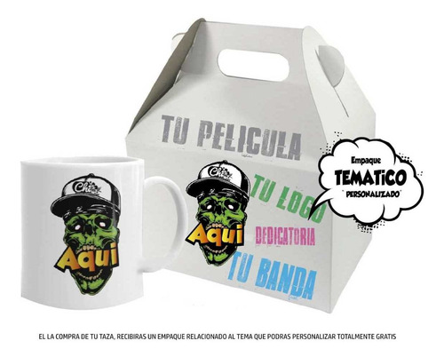 Beetlejuice Tim Burton Taza Sublimada 11 Onzas 1 Pieza