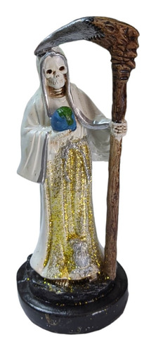 Decorativa Santa Muerte Blanca Muy Efectiva 23 Cm  