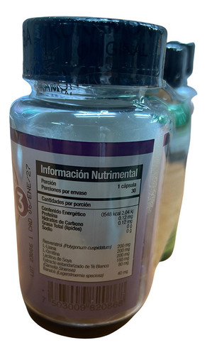 Paquete 3 Frascos Kukamonga Non Lipo Cápsulas 30 Días Sabor Sin Sabor