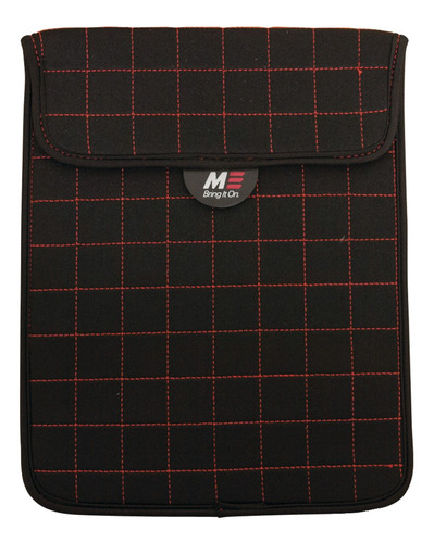 Funda Para Todo iPad Tableta 10  Color Negro Rojo Messt1107