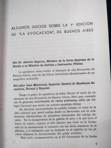 La Evocación De Buenos Aires 1536/1936 Colegio Pueyrredón (Usado)