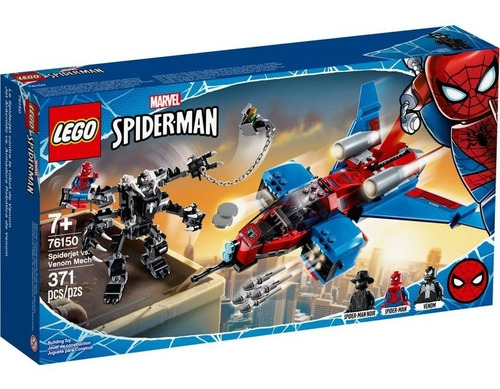 Lego 76150 Hombre Araña Jet Aracnido Vs Armadura Robot Venom