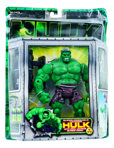 Toy Biz Marvel Super Poseable Leaping The Incredible Hulk