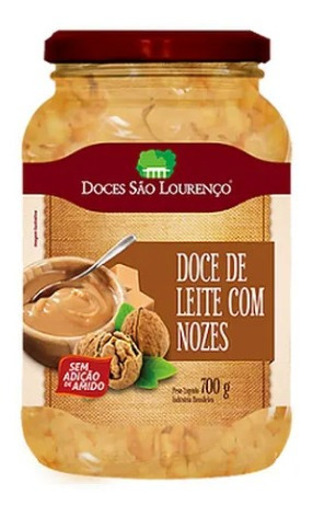 Doce De Leite Nozes Sao Lourenco 700g