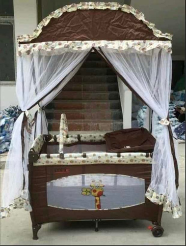 Imagen 5 de 5 de Cuna Corral Toldo Principe Princesa