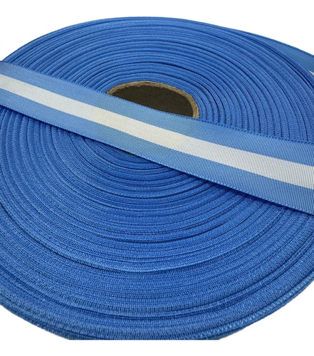 Cinta Argentina 2,5cm Ancho N*5 X 100 Mts Apta Para Sublimar Bandera Argentina
