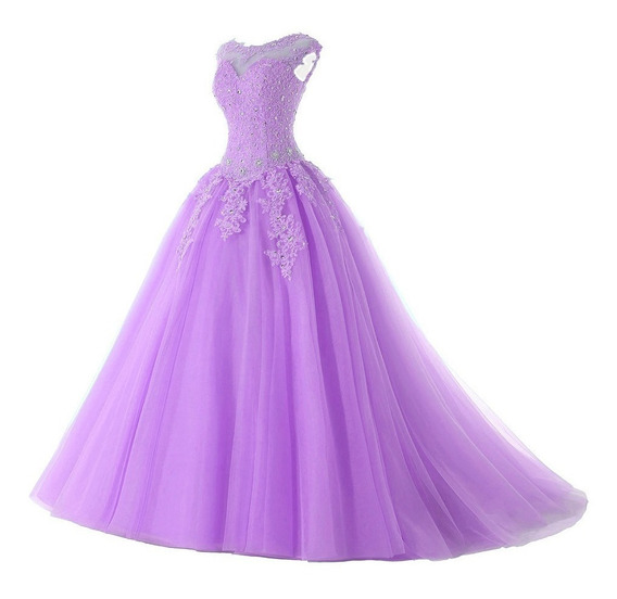 vestido de quinze anos lilas