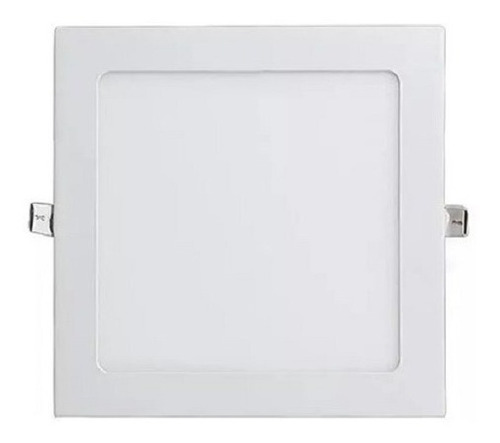 X5 Foco Panel Plafon Led Embutido Cuadrado 3w Luz Calida