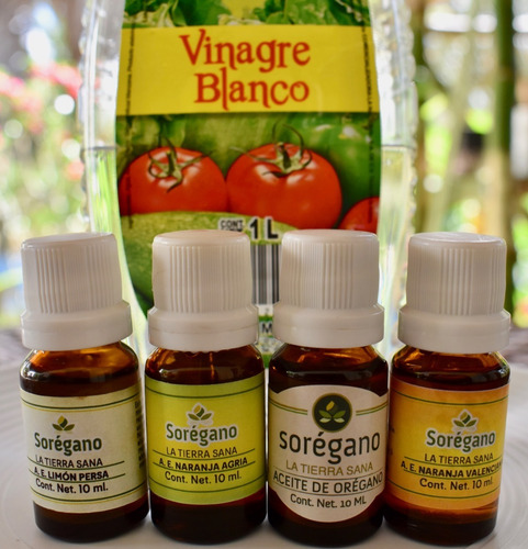 Sorégano Kit Desinfectante Orégano Y Limón Persa