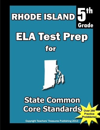 Libro Rhode Island 5th Grade Ela Test Prep - Teachers' Tr...