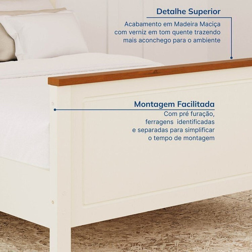 Conjunto Dormitório 1 Cama Solteiro 1 Guarda-roupa 2 Wt
