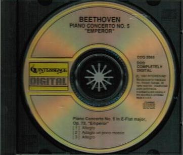 Beethoven Piano Concierto No 5 Emperor Cd (Usado)