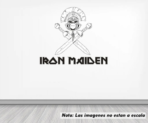 Vinil Sticker Pared 150cm Lado Iron Maiden Modld0072