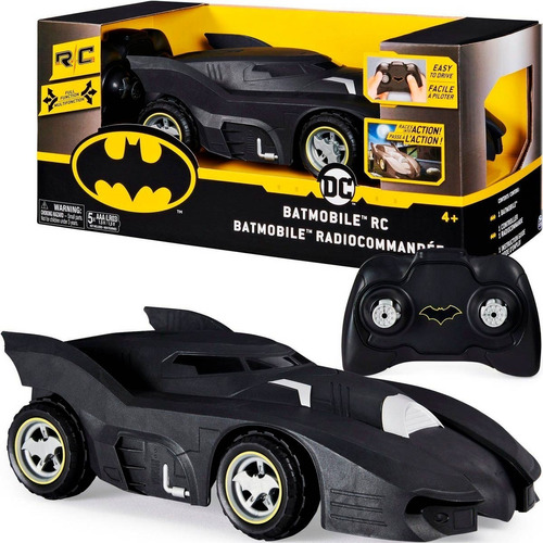 Figura Dc Batman Batimobil A Control Remoto 22cms