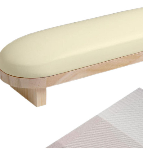 Ergonómico Para Uñas, Soporte De Mano Para Manicura Beige
